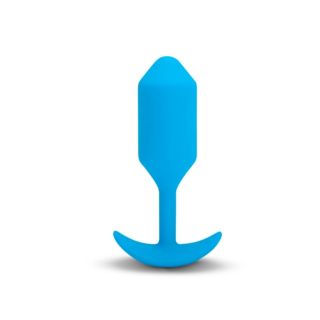 B-Vibe Vibrating Snug Plug Size 3 Blue