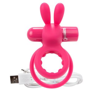 Screaming O Pink Charged O'hare Vibrating Rabbit Cock Ring