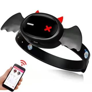 Lockink QIUI Love Devil APP Control Estim Silicone Collar