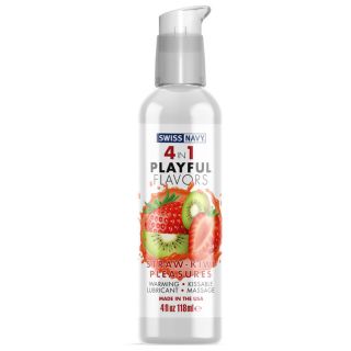 Swiss Navy 4 in 1 Strawberry Kiwi