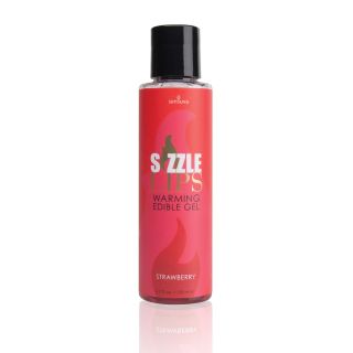 Sizzle Lips Warming Massage Oil - Strawaberry