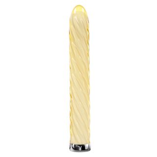 Playboy Pleasure Gold Twist of Fate Glass Vibrator