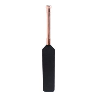 Rose Gold Handle Faux Leather Spanking Paddle