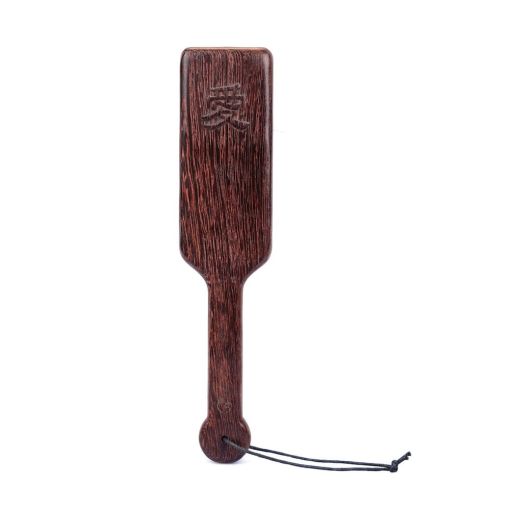 Liebe Seele Premium Wenge Wood Square Spanking Paddle Love