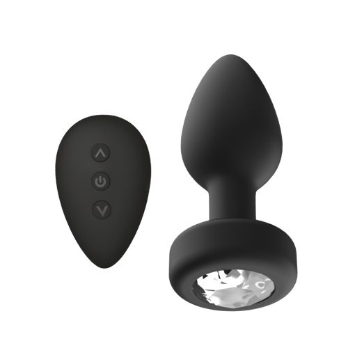 Ashella Vibes Jewel Remote Control Butt Plug Medium
