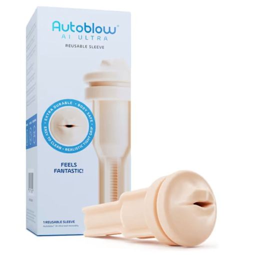Autoblow A.I. Ultra Mouth Sleeve -  Beige  