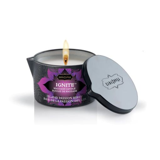 Kama Sutra Ignite Massage Candle - Island Passion Berry