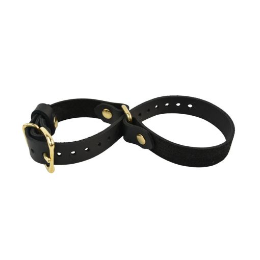 Vallera Leather Switch Cuff Black