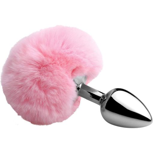 Faux Bunny Tail Pink