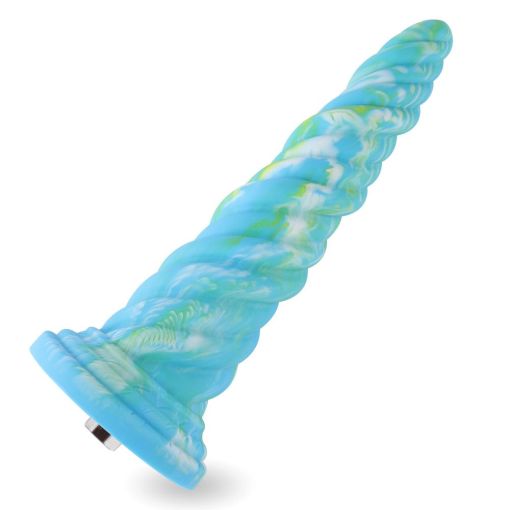 HiSmith - Aqua Silicone Monster KlicLoc Dildo 