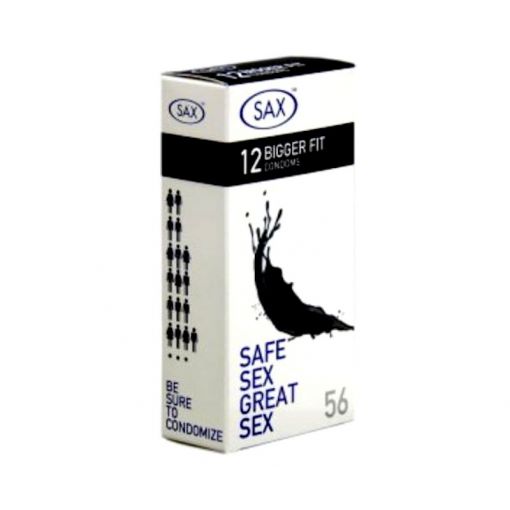Sax 12 Bigger Fit Condoms